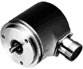 Inkrementeller Drehgeber mit Messrad zur Anbindung an bestehende Anlagen (Extruder)