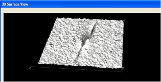 3-D Ansicht eines Defektes